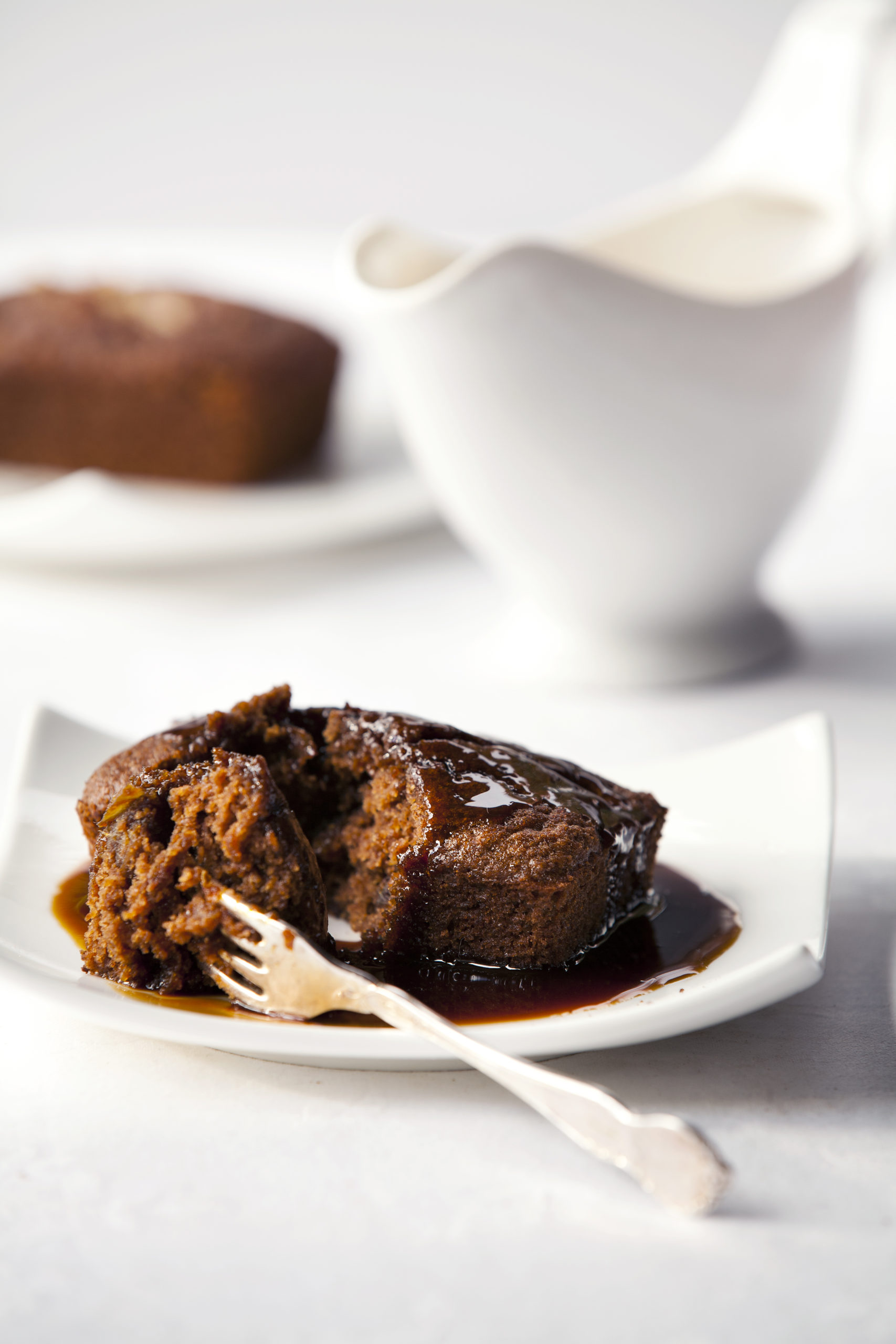 Ginger Date Puddings with Salted Caramel Sauce