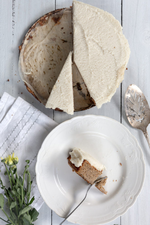Banana Cake with Lemon Icing Hunter Gatherer Gourmet