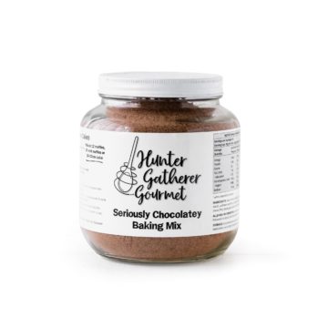 Hunter Gatherer Gourmet chocolate baking mix jar