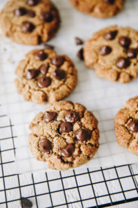 Gluten, grain and dairy free chocolate chip cookies